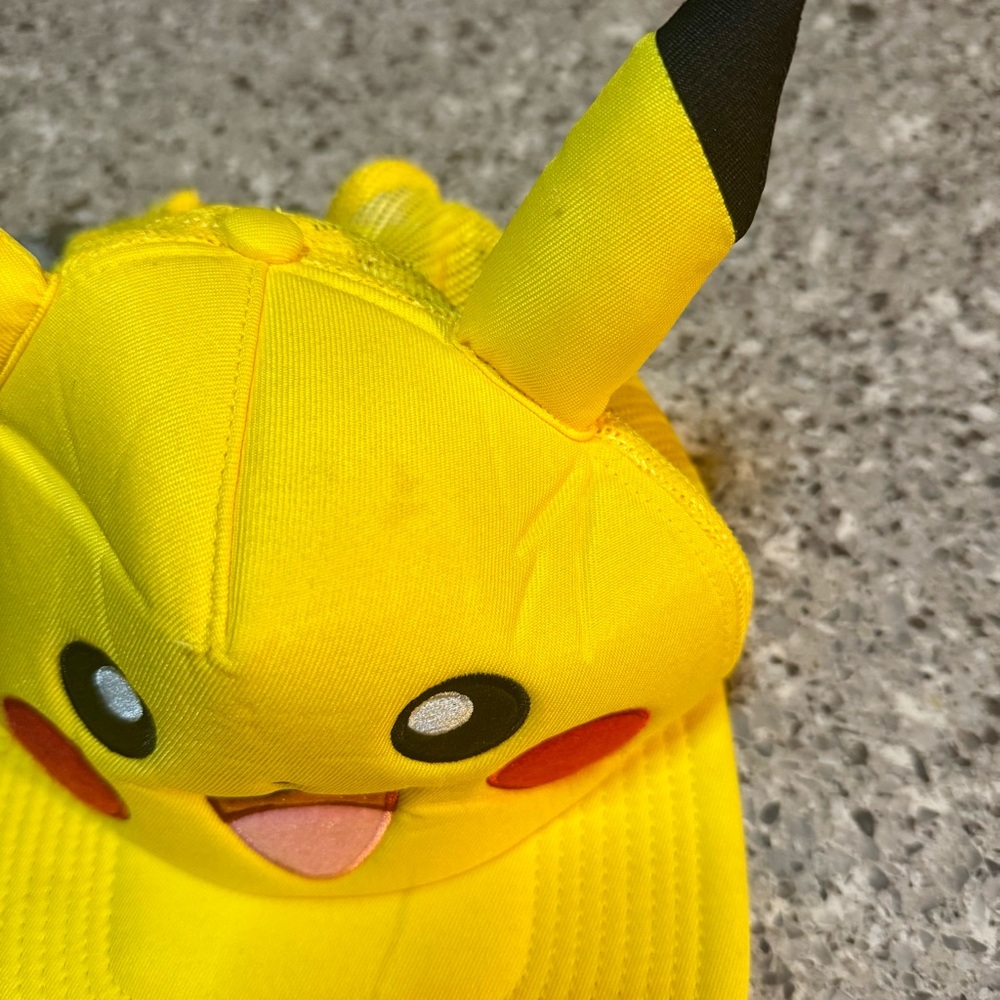 Pokémon l Pikachu l Cosplay l Snapback Hat - Adult Size OS - Yellow ⭐🧢 - Picture 6 of 7